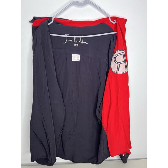 Joe Da Hun Shirt Men Designer Colorblock Striped Made USA Size XL - Picture 3 of 15